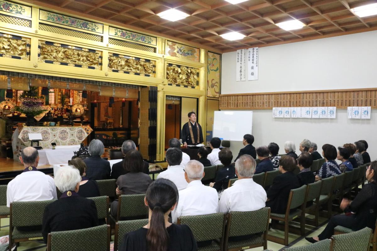 8月3日    初盆・盆・納骨堂法要