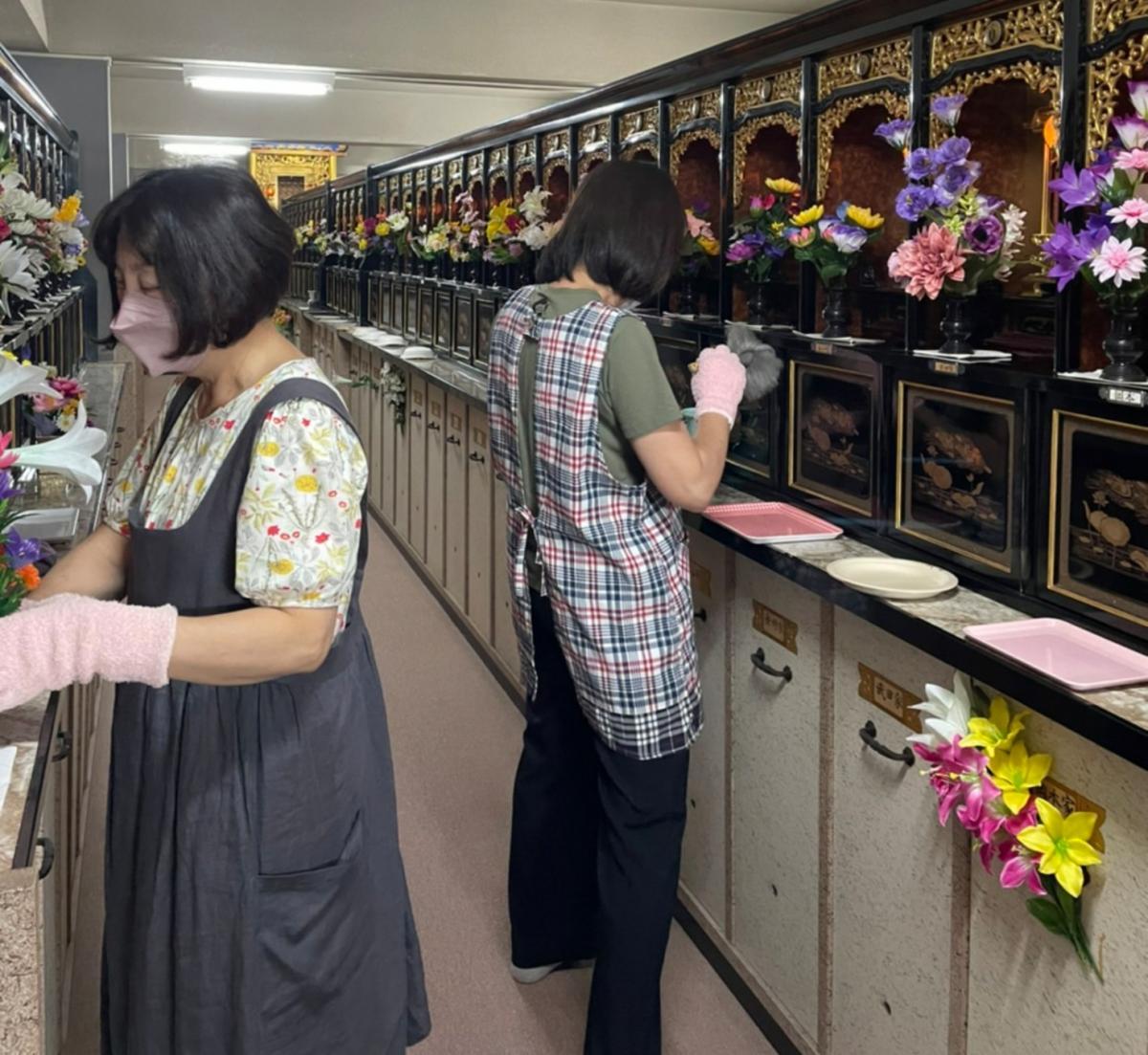 6月9日    寺院・納骨堂清掃ボランティア活動