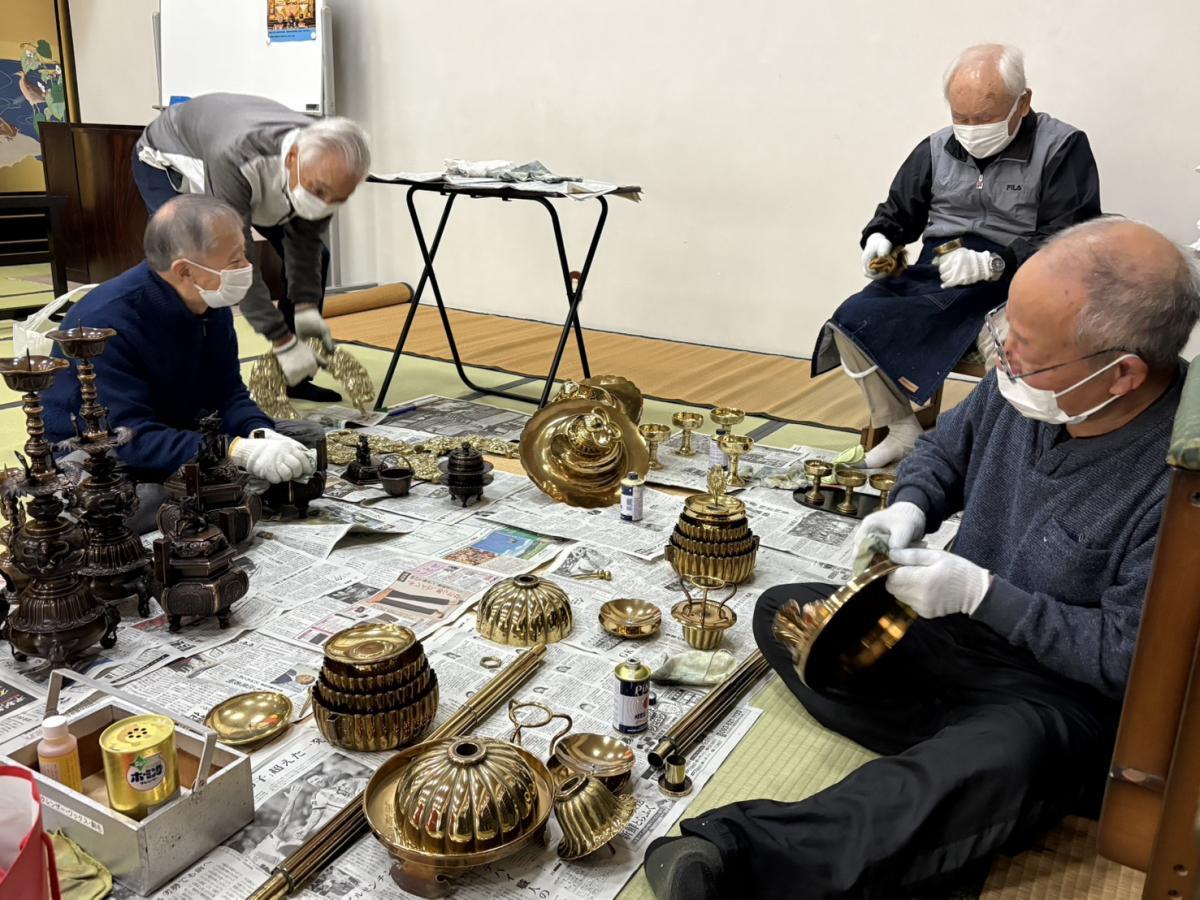 2025.12.3　おみがき、寺院・納骨堂清掃ボランティア活動