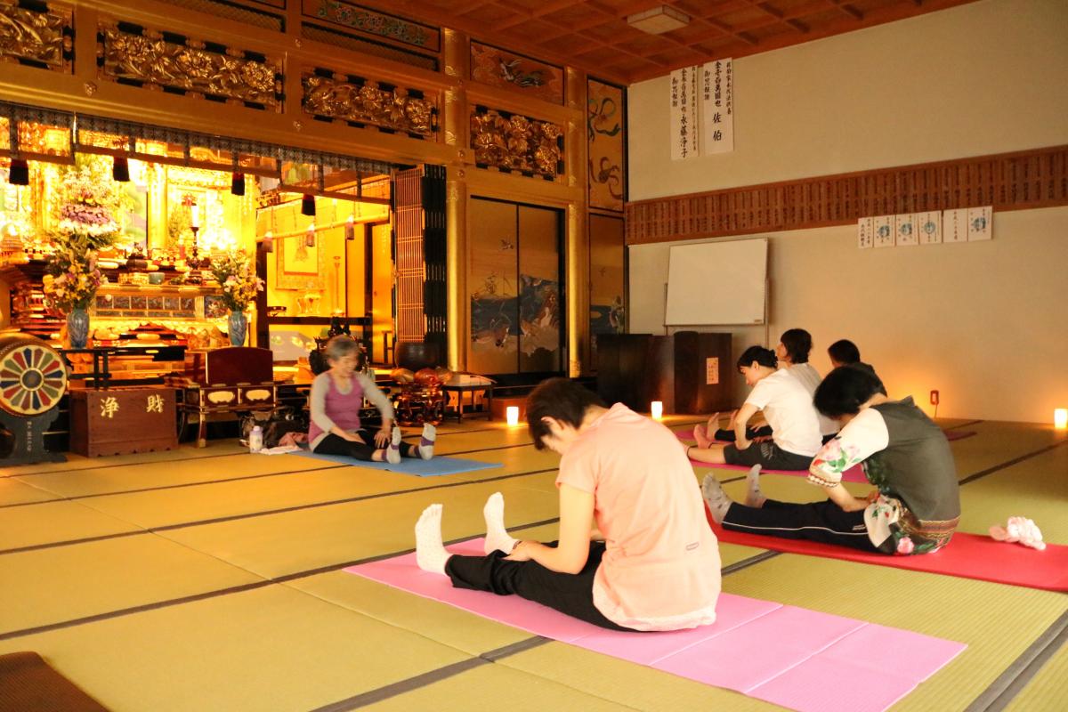 5月27日　寺ヨガ