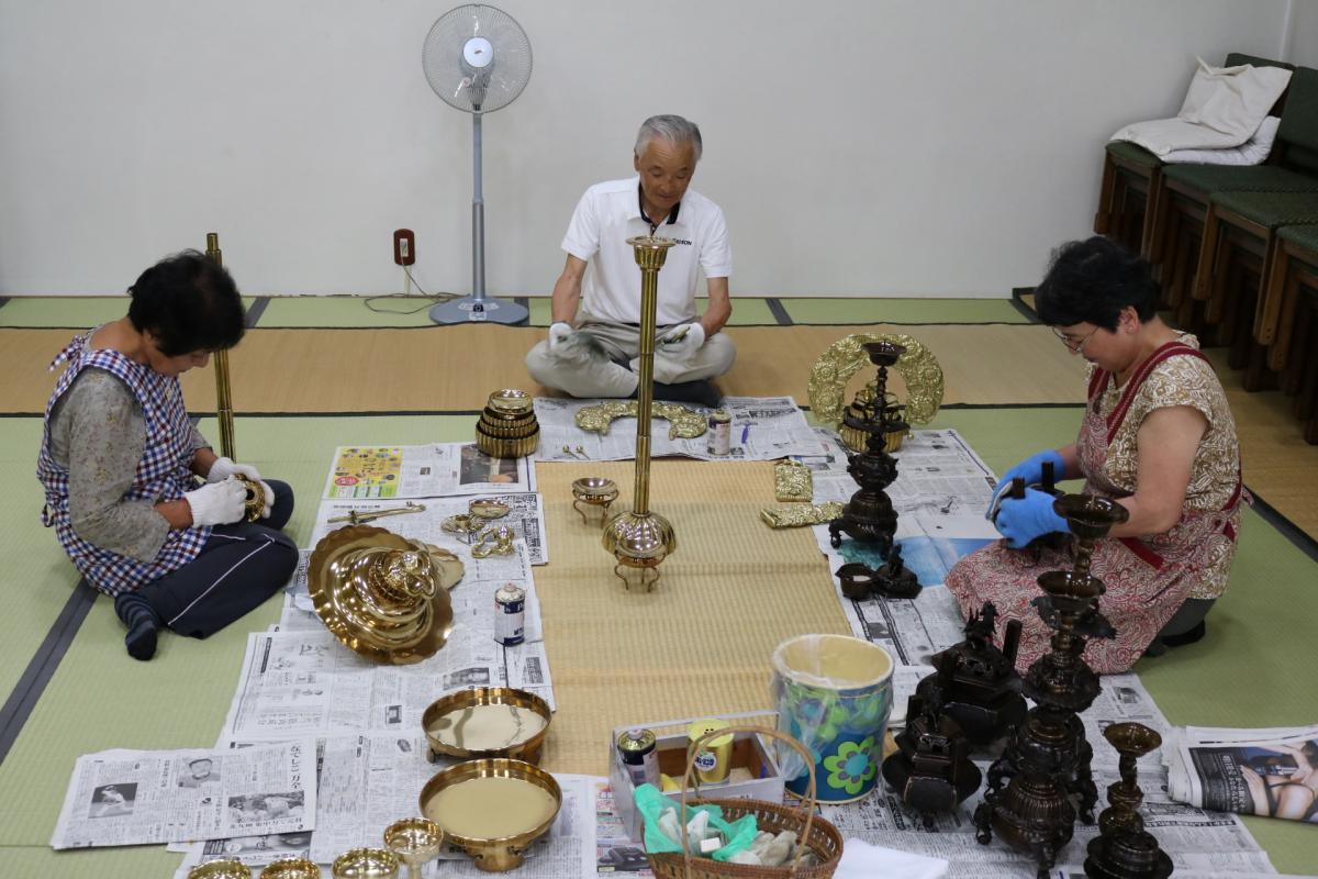 8月2日　おみがき、寺院・納骨堂清掃ボランティア活動＆盆法要のご案内