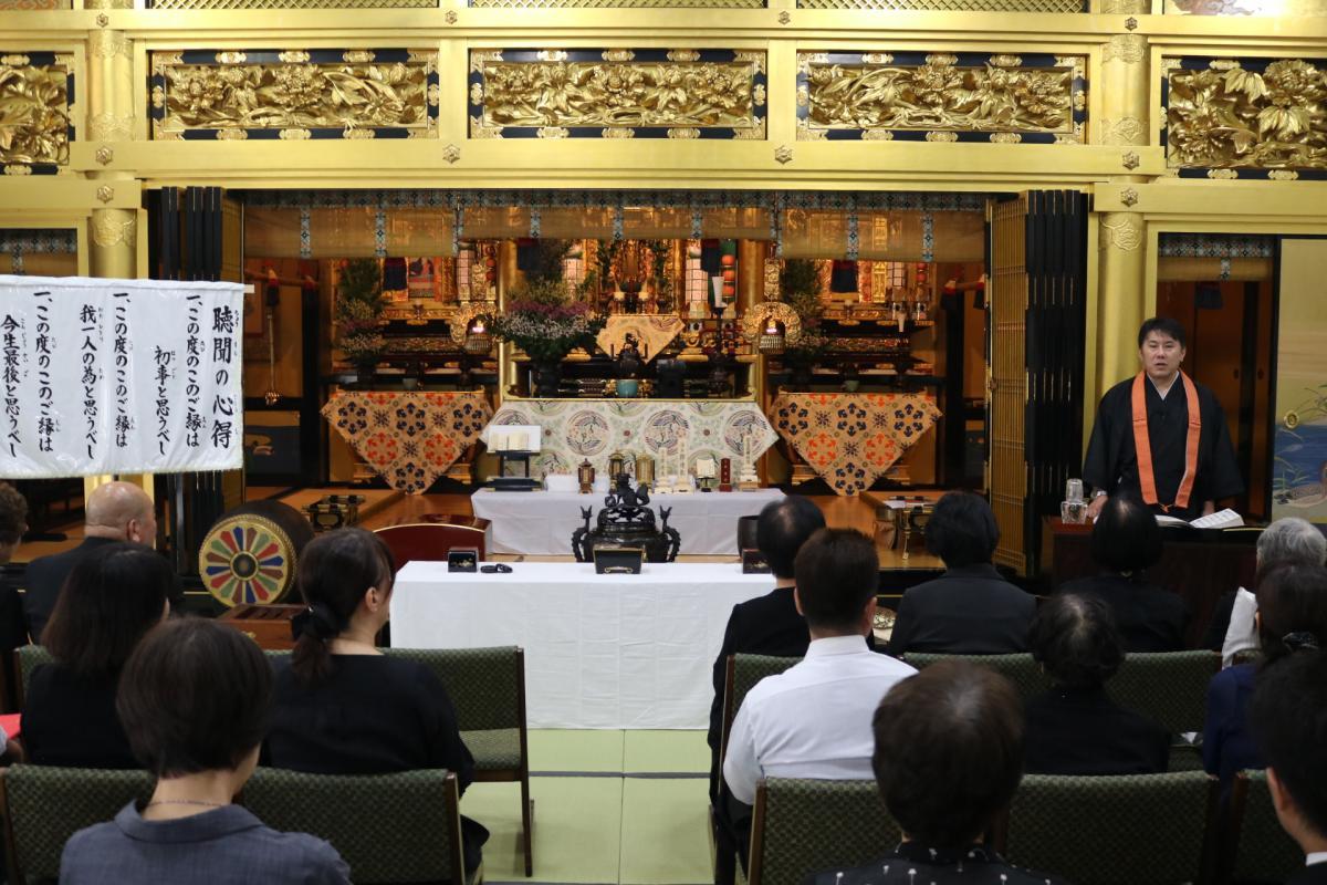 8月4日　初盆・盆・納骨堂法要