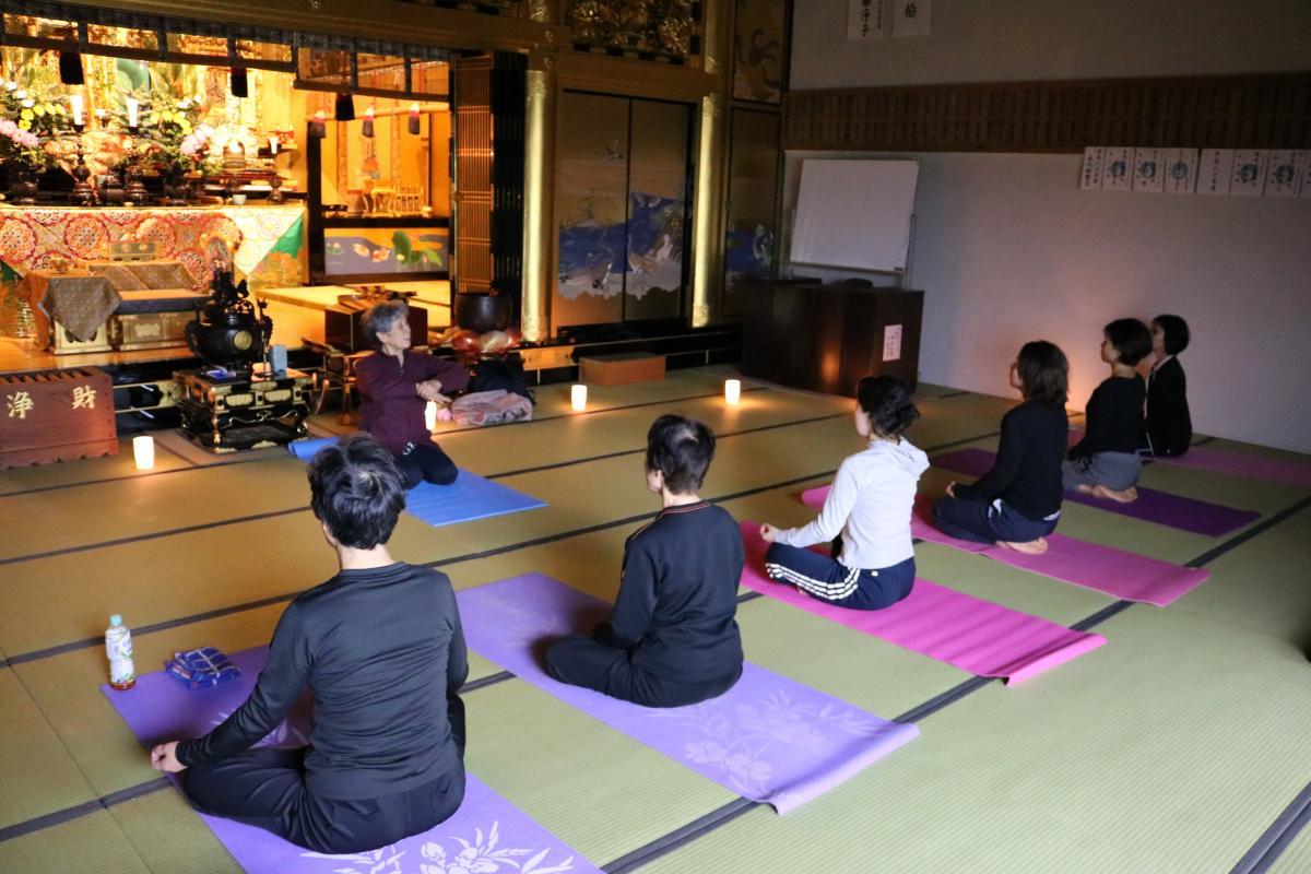 12月23日　寺ヨガ