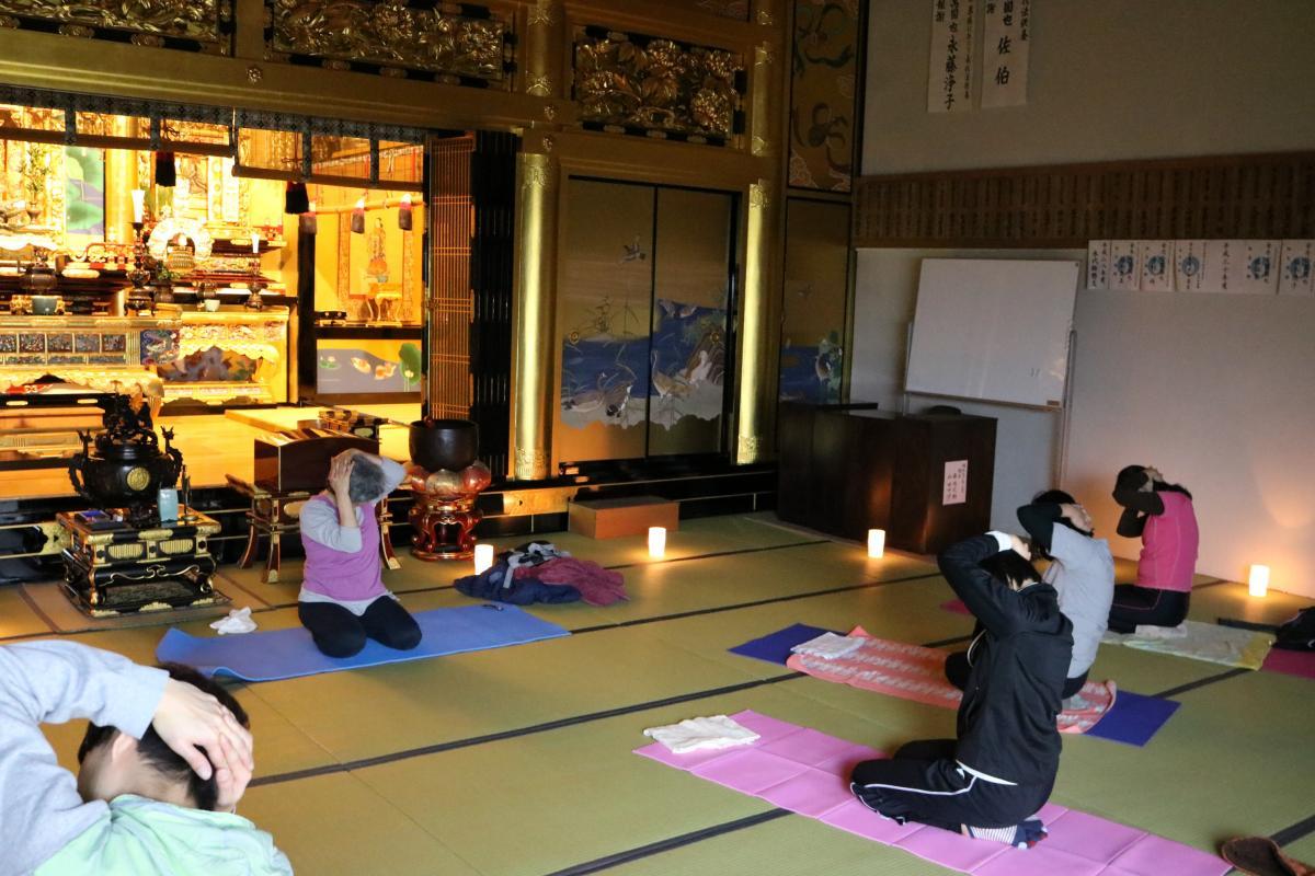 1月27日　寺ヨガ