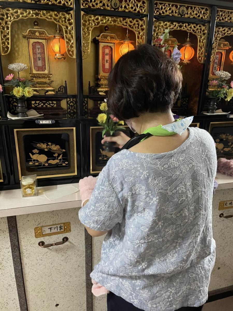8月4日    おみがき、寺院・納骨堂清掃ボランティア活動