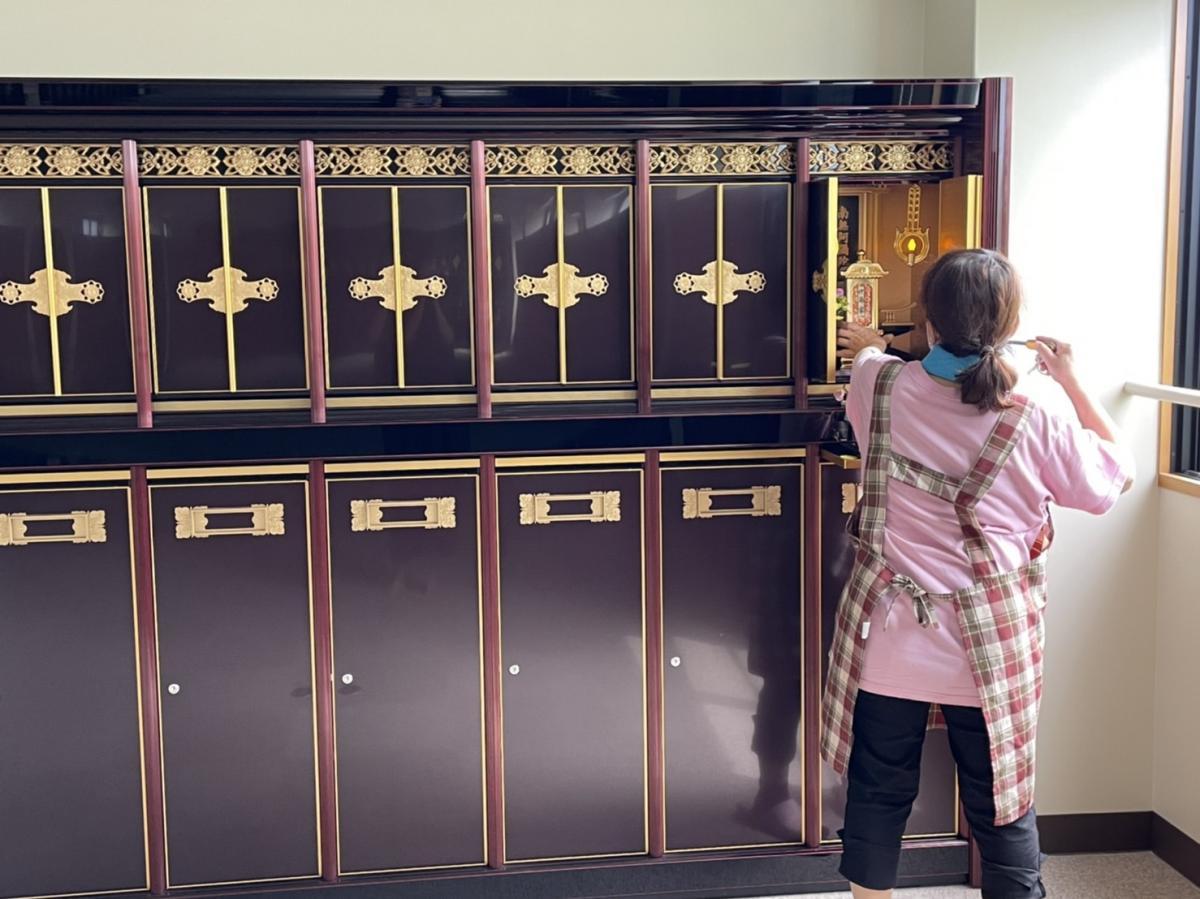 9月7日    おみがき、寺院・納骨堂清掃ボランティア活動