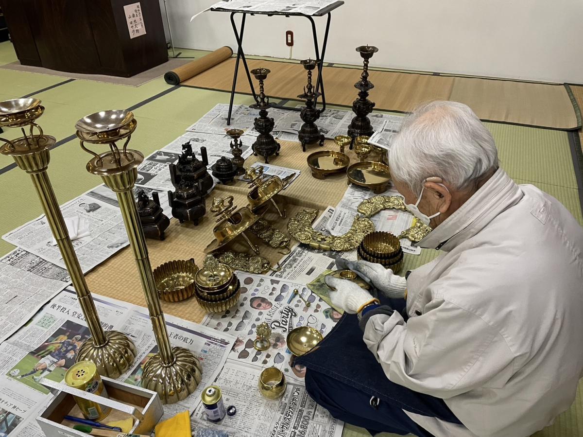 3月1日    おみがき、寺院・納骨堂清掃ボランティア活動
