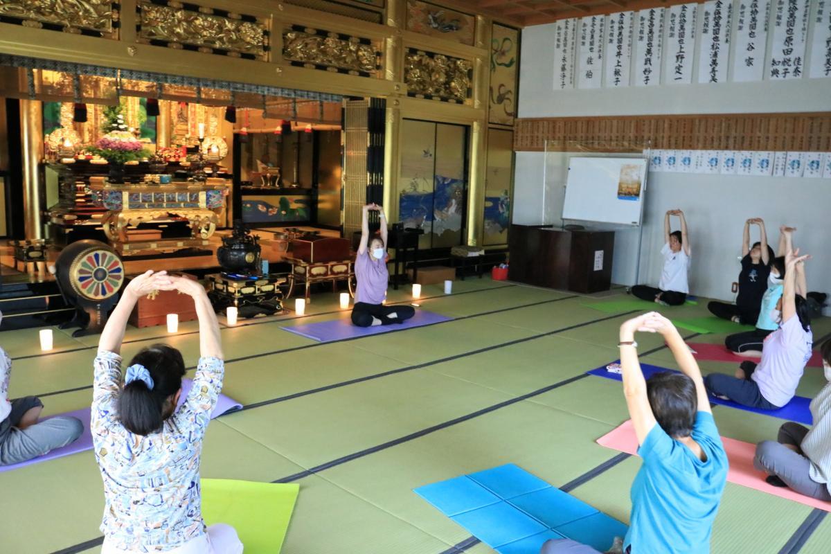 6月25日    寺ヨガ