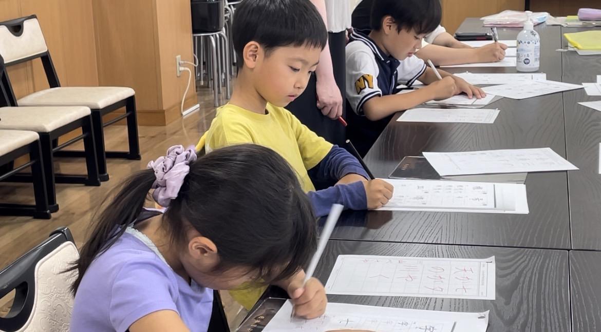 6月25日    こども硬筆ひろば