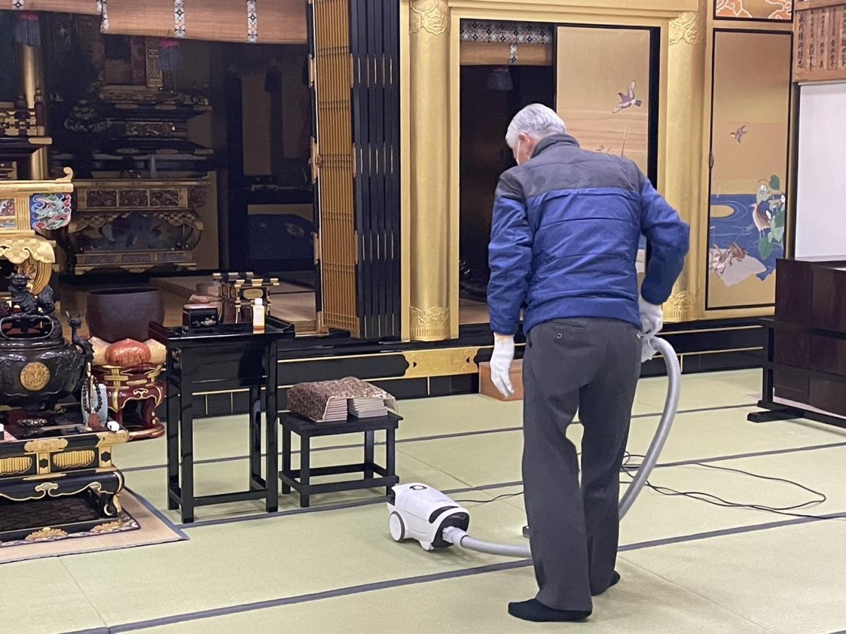 2024.3.6　おみがき、寺院・納骨堂清掃ボランティア活動