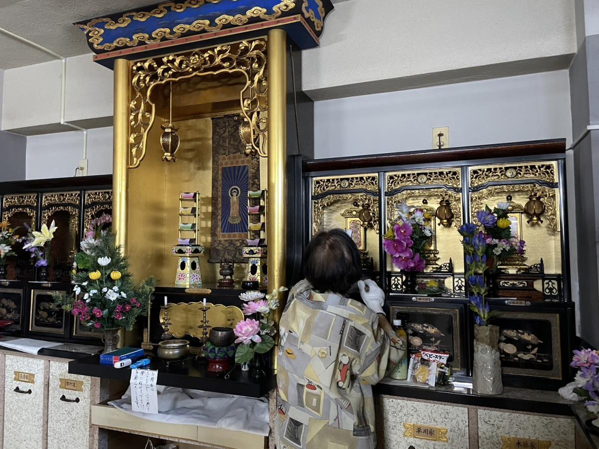 2024.10.16　おみがき、寺院・納骨堂清掃ボランティア活動